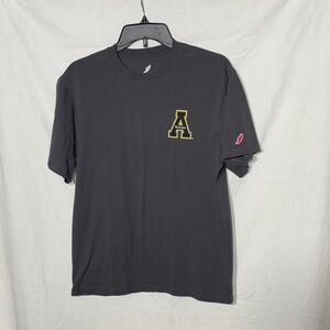 Champion Black Tee with Gold Lettering